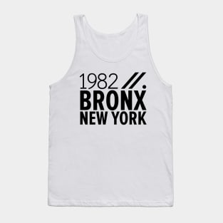 Bronx NY Birth Year Collection - Represent Your Roots 1982 in Style Tank Top